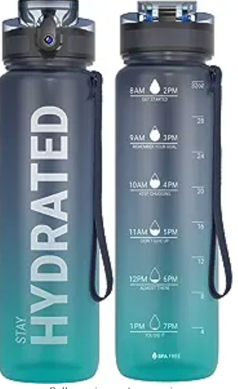 Sahara Sailor Water Bottle 32oz, Durable and Leakproof Water Bottles