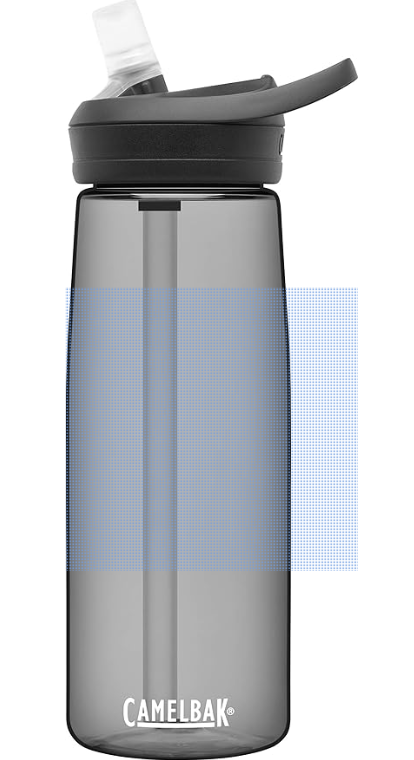 CamelBak eddy+ Water Bottle with Tritan Renew – Straw Top 25oz, Charcoal